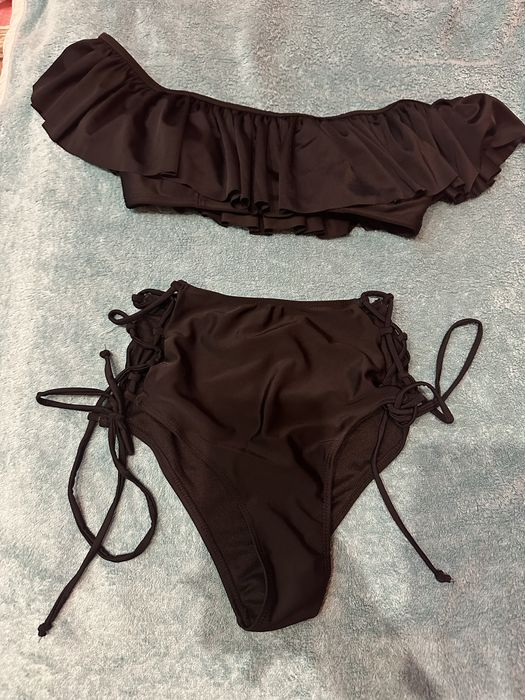Costum de baie 2 bucati negru