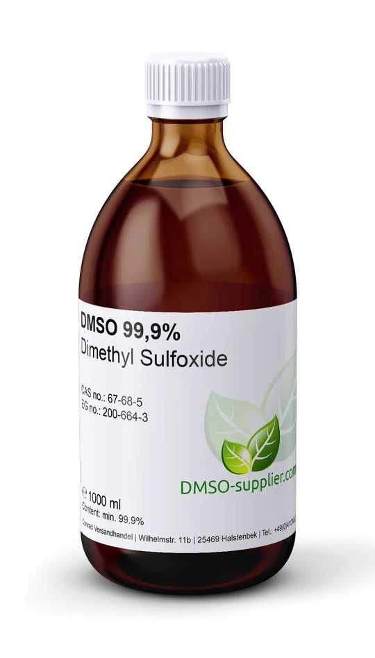1000 ml DMSO 99,9% Dimethyl Sulfoxide, cancer, cashexie, tumori
