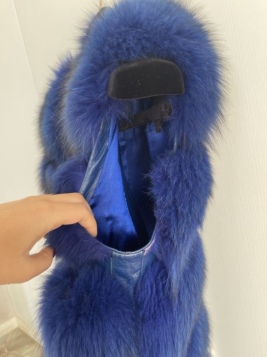 Естествен косъм лисица - елек