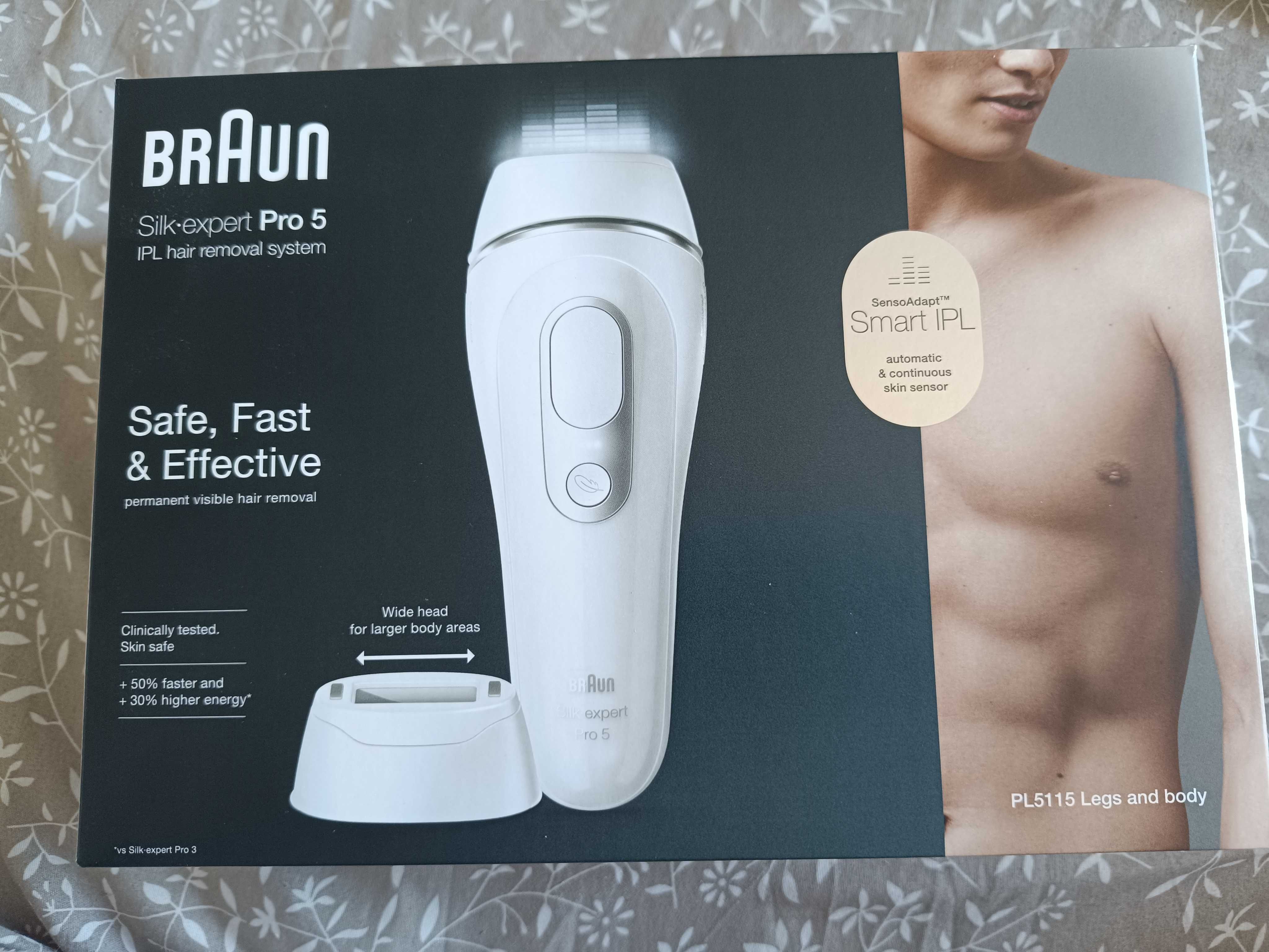 Epilator IPL Braun Silk-expert PRO 5 PL5115, 400.000 impulsuri.