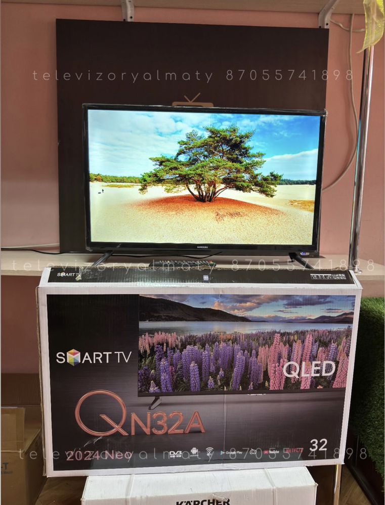 Новый SMART TV 32" Интернет YouTube Телефон Тюнер Доставка и установка