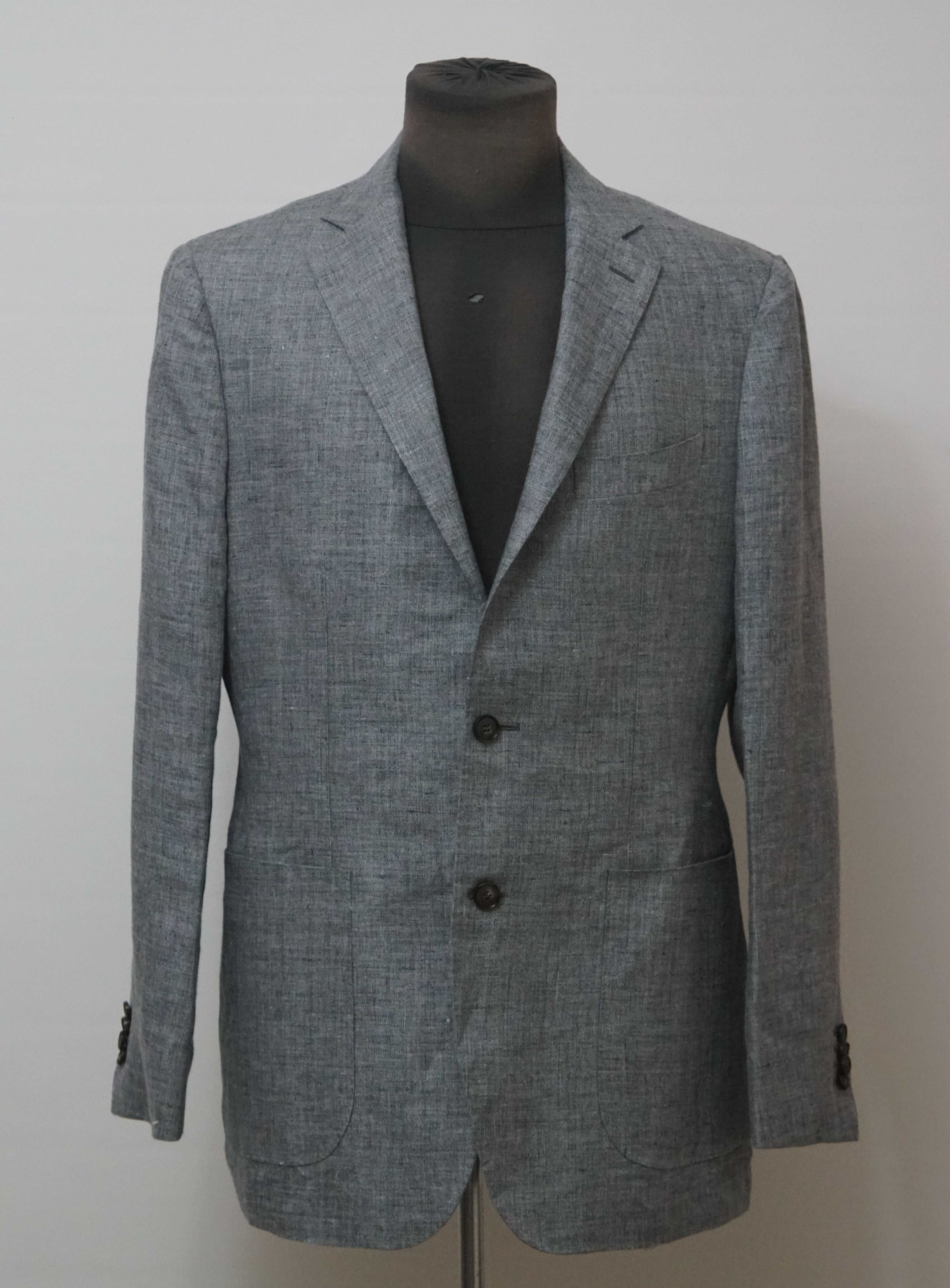 Sacou Suitsupply Havana Patch din in marimea 52