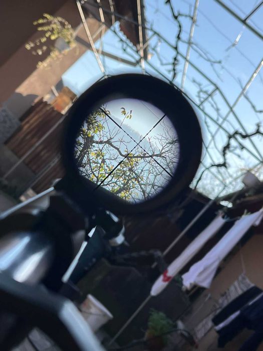 Pusca Airsoft M52 Modificata cu aer comprimat pe arc 5J + Luneta 4x32