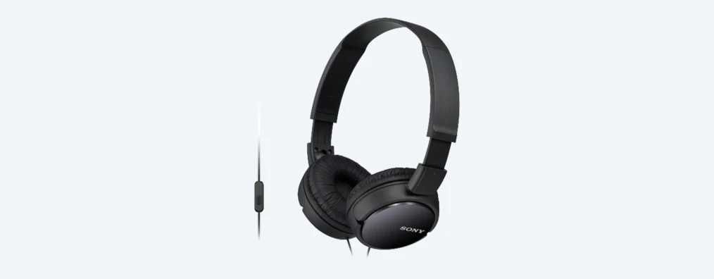 Sony MDR ZX-110AP проводные наушники  black/white. Доставка есть