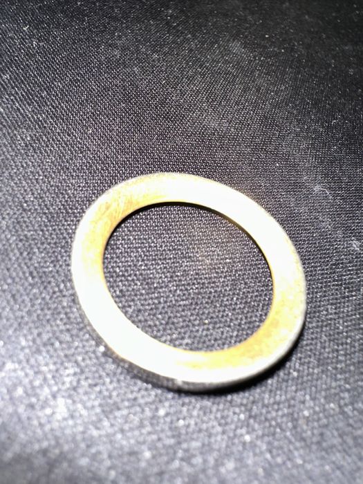 Inel aur 18k + platina 6 grame marime 53