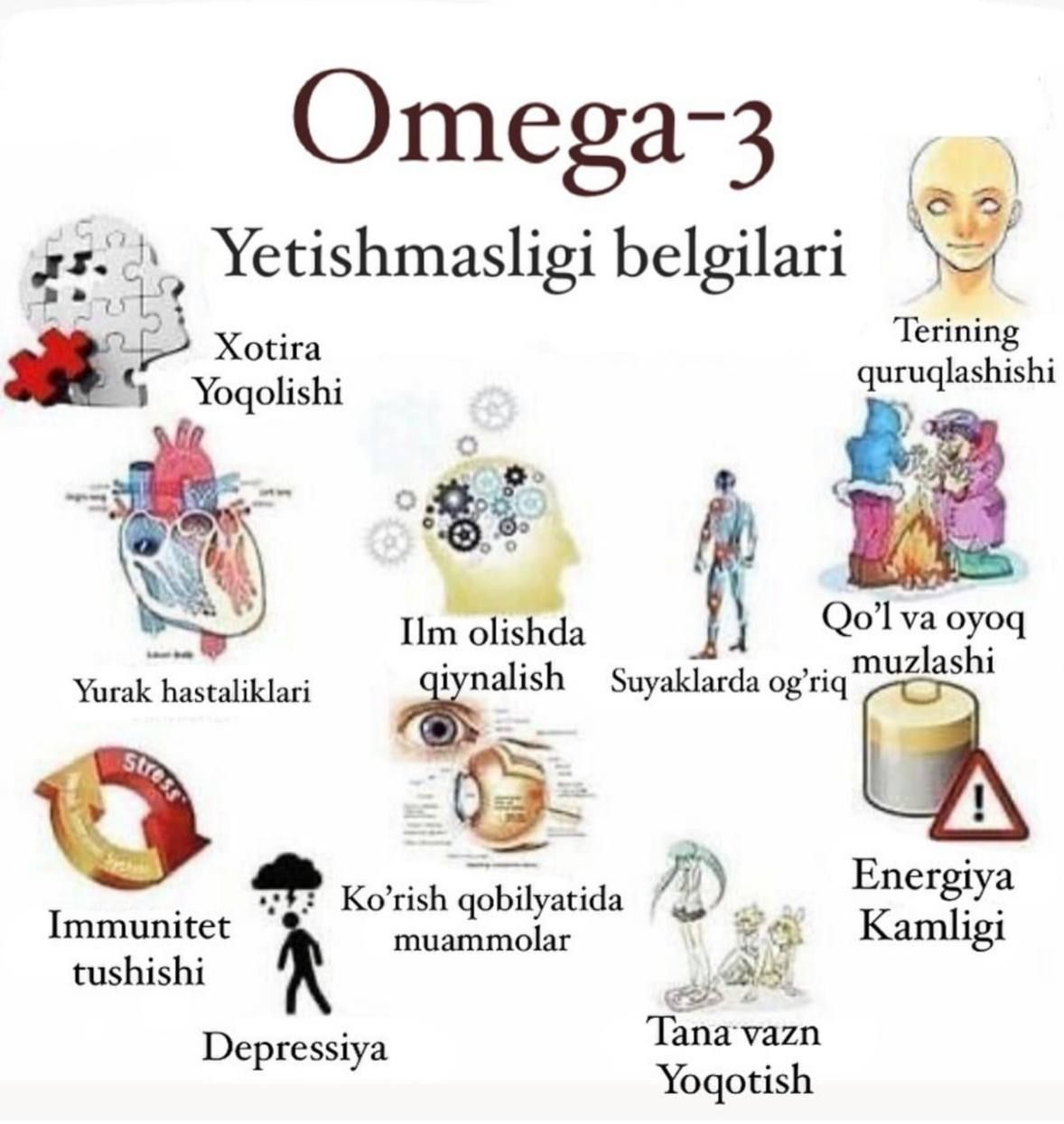 Omega3-bu ayollar gozalligini siri hisoblanadi