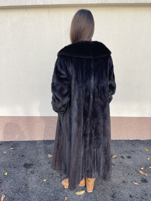 Haina lunga din blana naturala de vizon