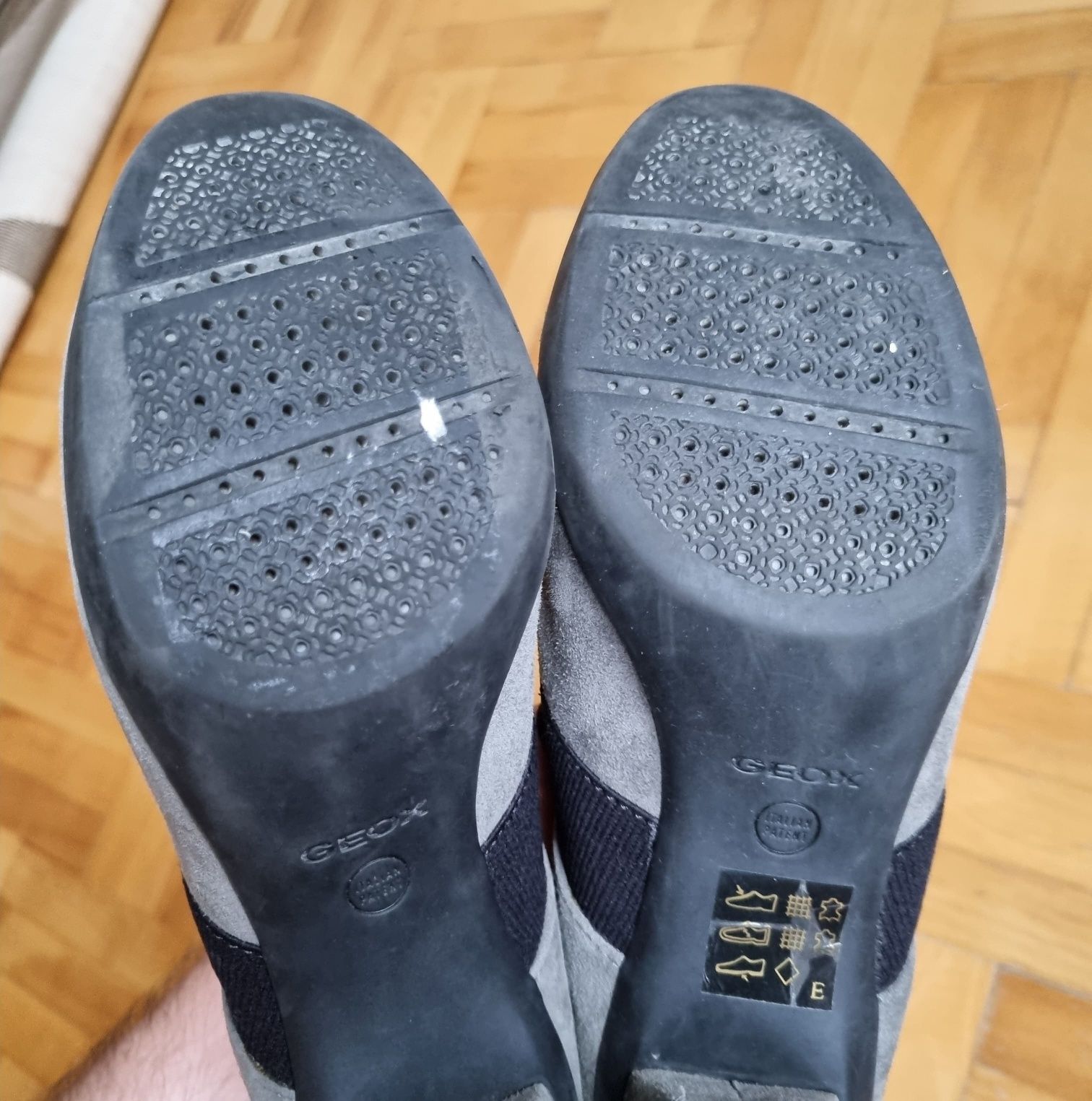 Pantofi/botine Geox piele naturala intoarsa nr 36