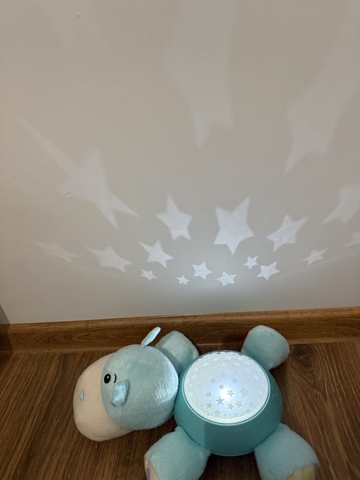 Hipopotam Fisher Price jucarie muzicala lampa veghe white noise