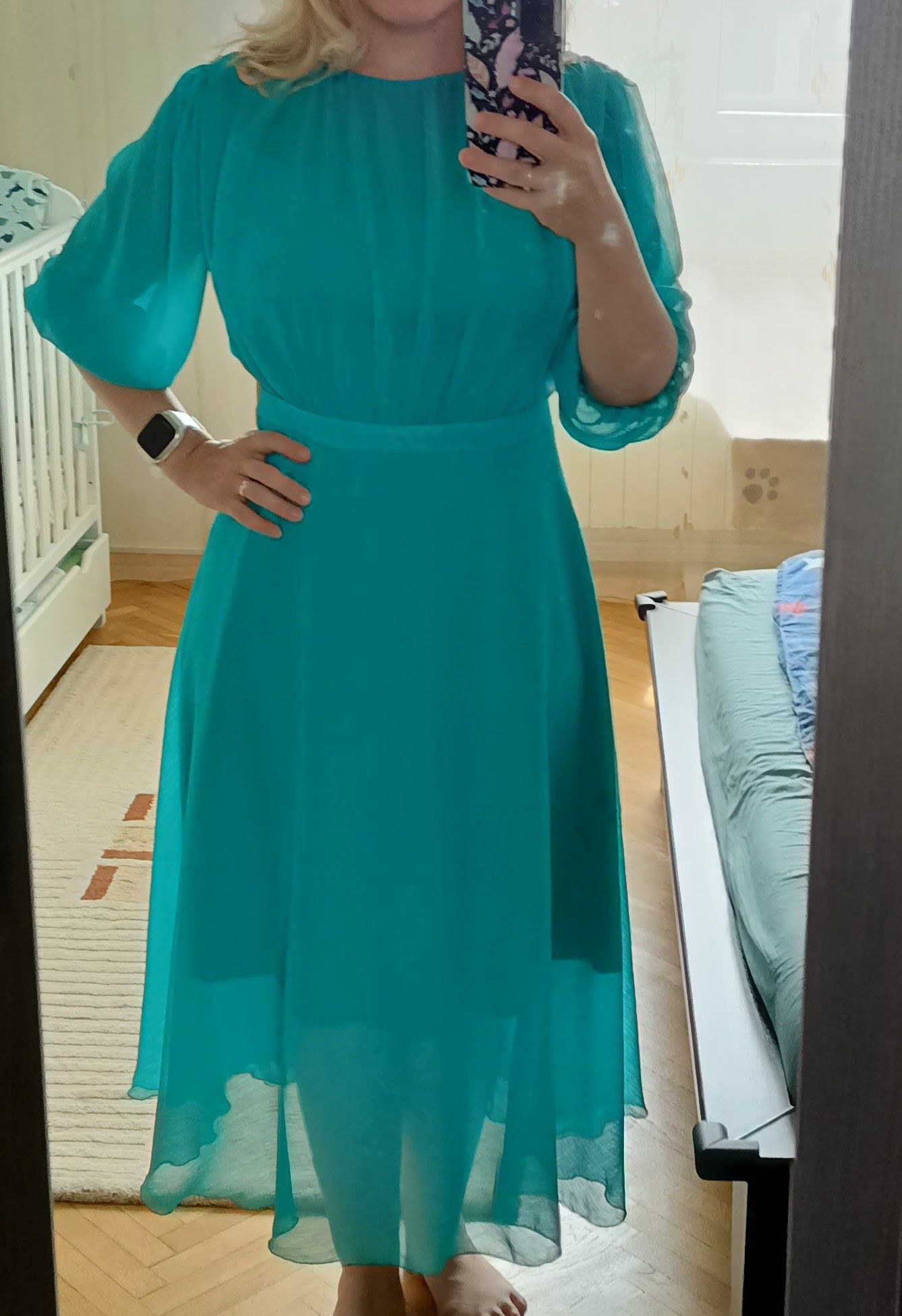 Rochie turcoaz 38