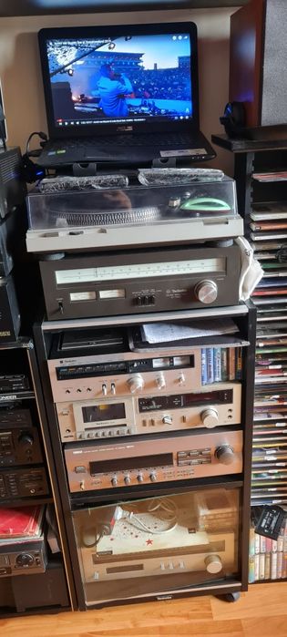 Pick-up Technics,rack(suport) Technics,amplificator pionner A66-X
