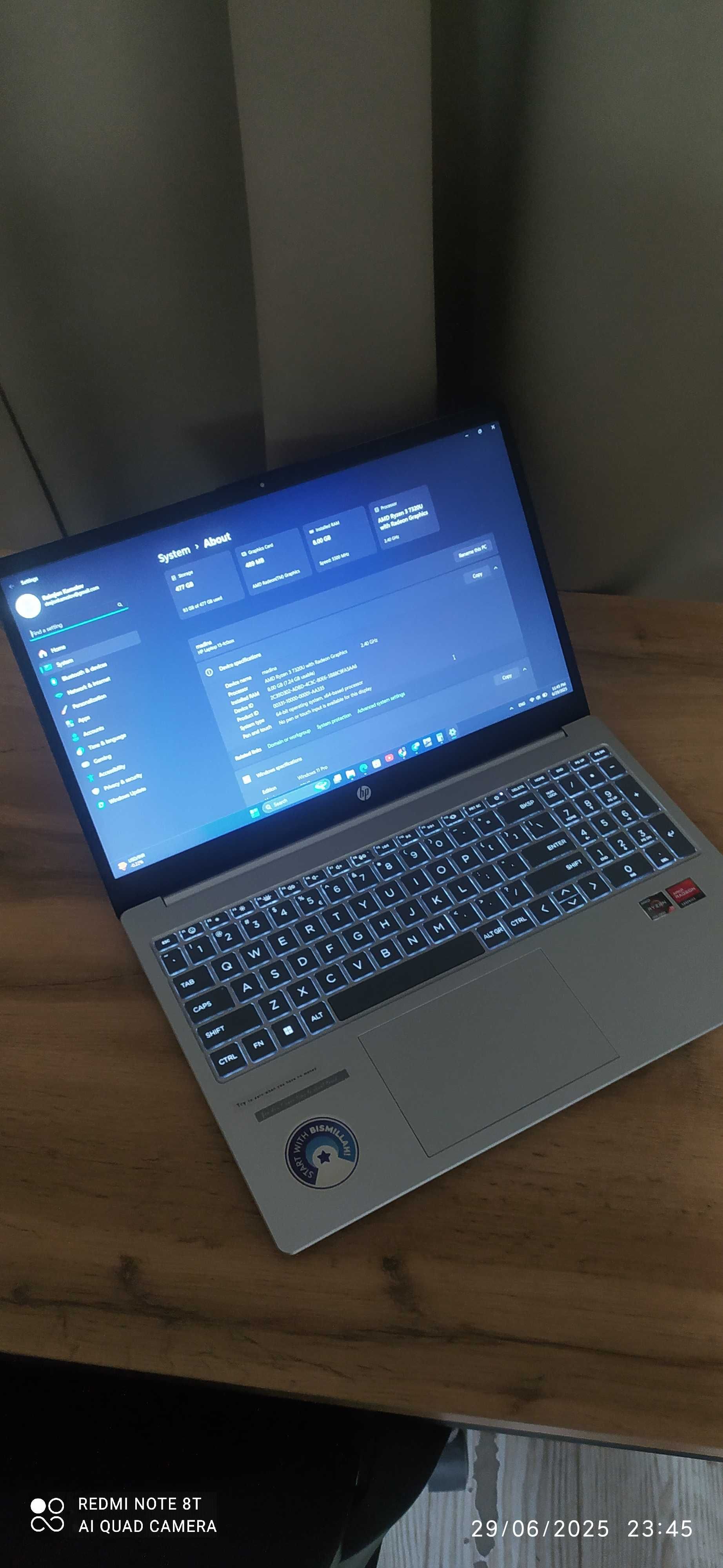 Hp laptop noutbook