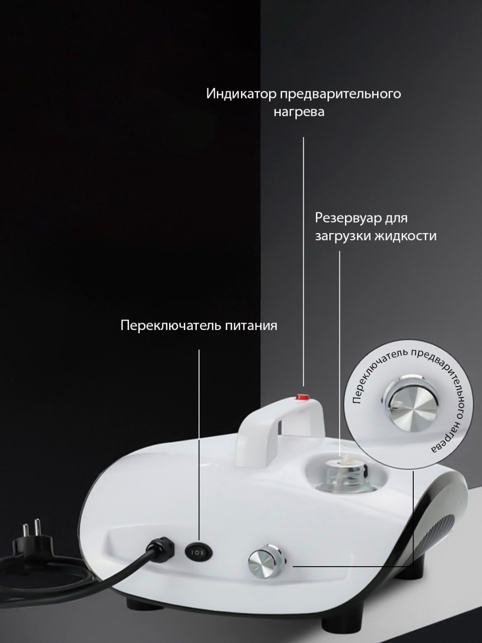 Сухой туман 1500 w