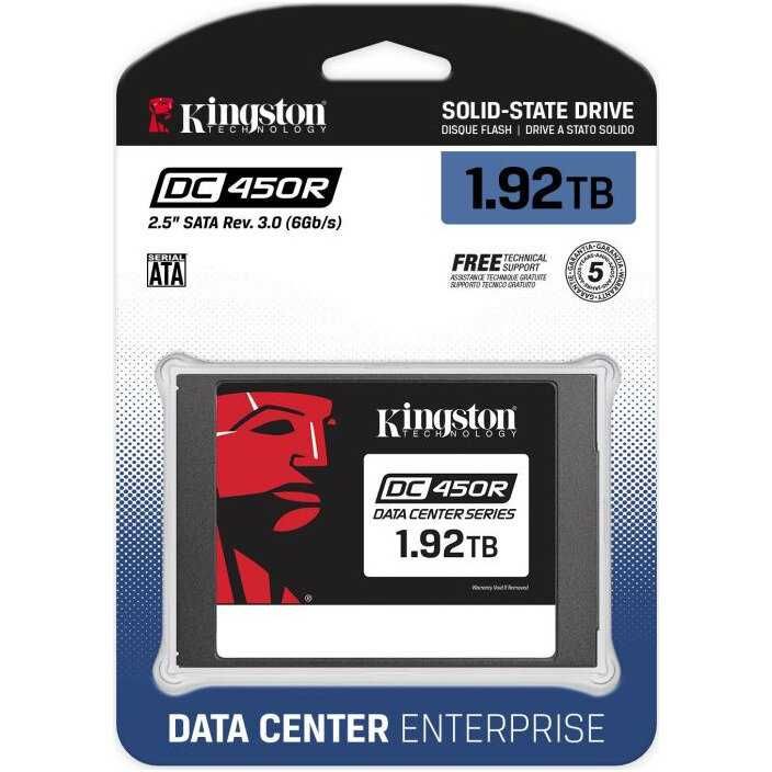 SSD Kingston DC450R, 1.92TB, 2.5", SATA-III - data center enterprise