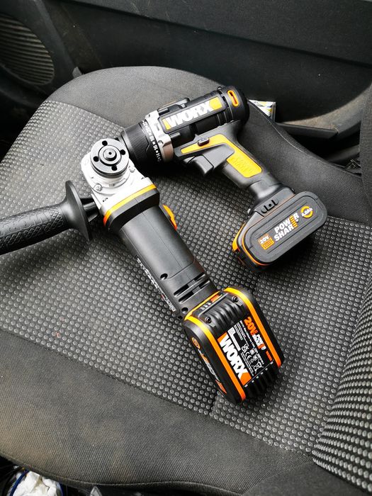 Vand Polizor si Autofiletanta pe Acumulatori-4Ah-20V-WORX Germany