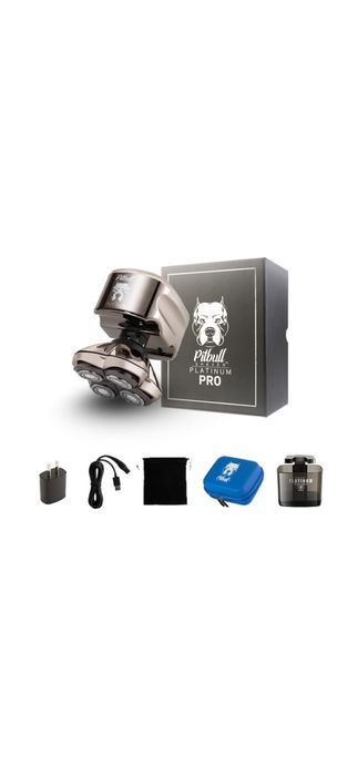 Skull Shaver Pitbull Platinum Pro, aparat ras,umed sau uscat