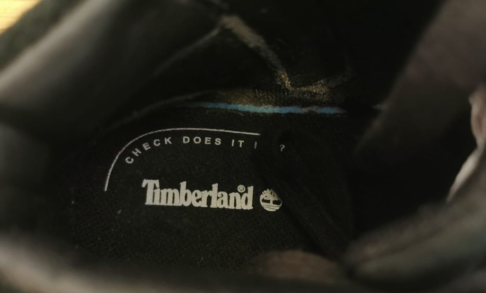 Ghete Timberland copii, piele, marime 33, negru