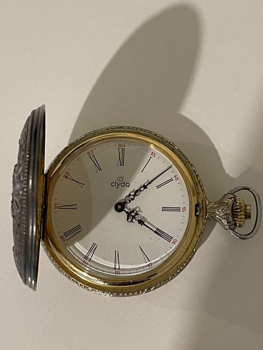 Ceas de colectie Clyda France Vintage suflat cu aur foarte rar