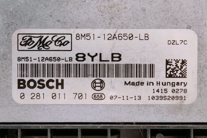 Calculator Motor Bosch ECU  8M5112A650LB / 0281011701 Ford Focus prim