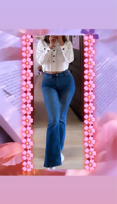 Blugi Evazati House, marimea S