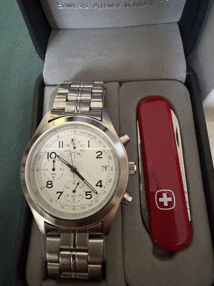 Vand set ceas si briceag Wenger Swiss Army Knife