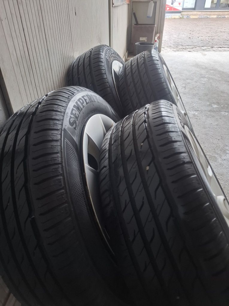 Jante bmw Cauciucuri vara semperit 205/55/16 dot 2023