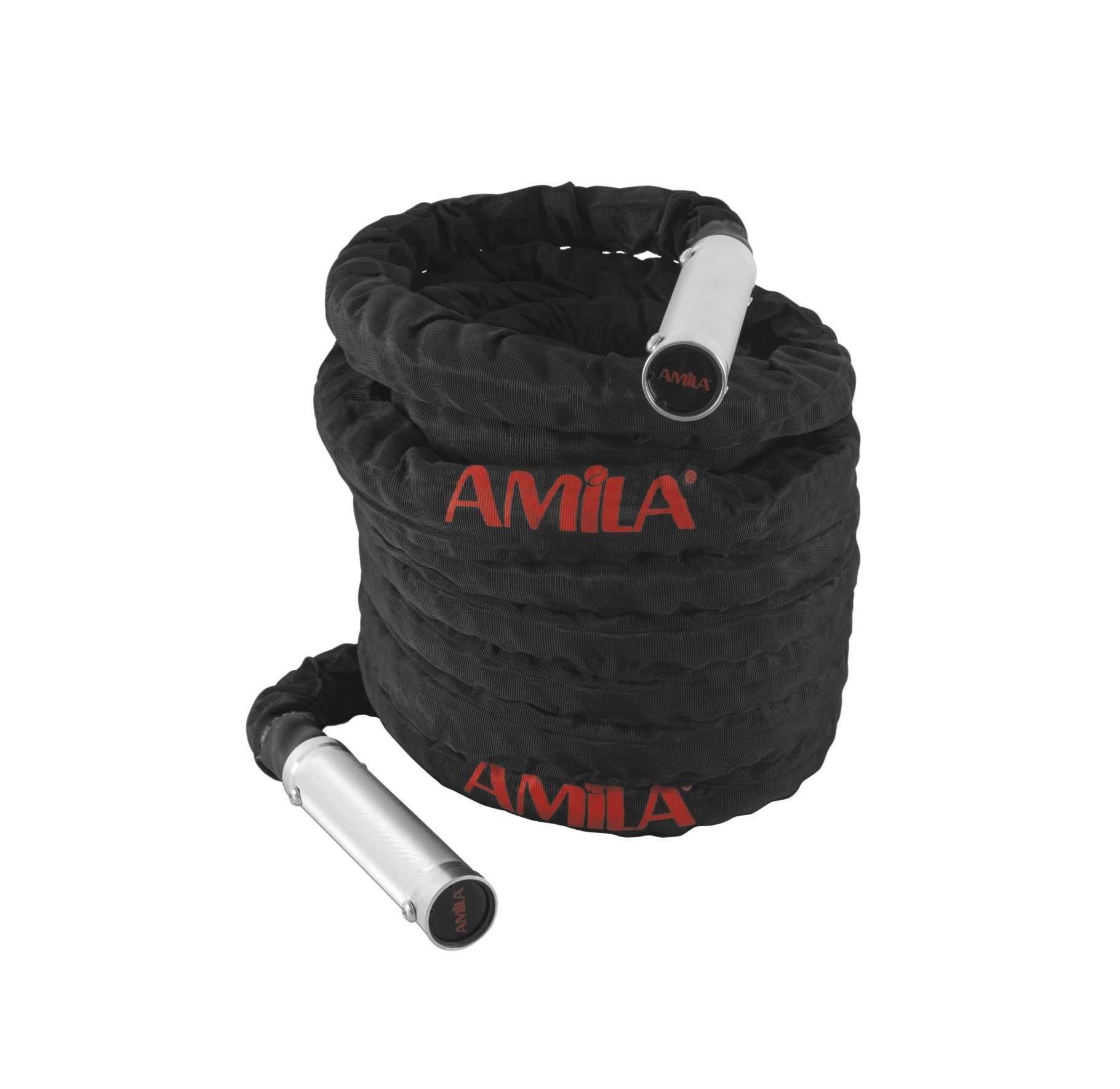 Бойно Въже за Кросфит Amila Battle Rope Alu 9 м,  Въже за Тренировка