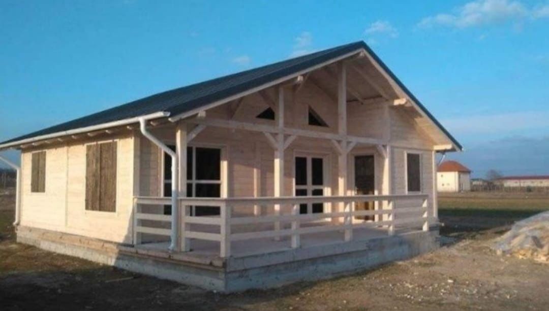 Cabane tip A din lemn