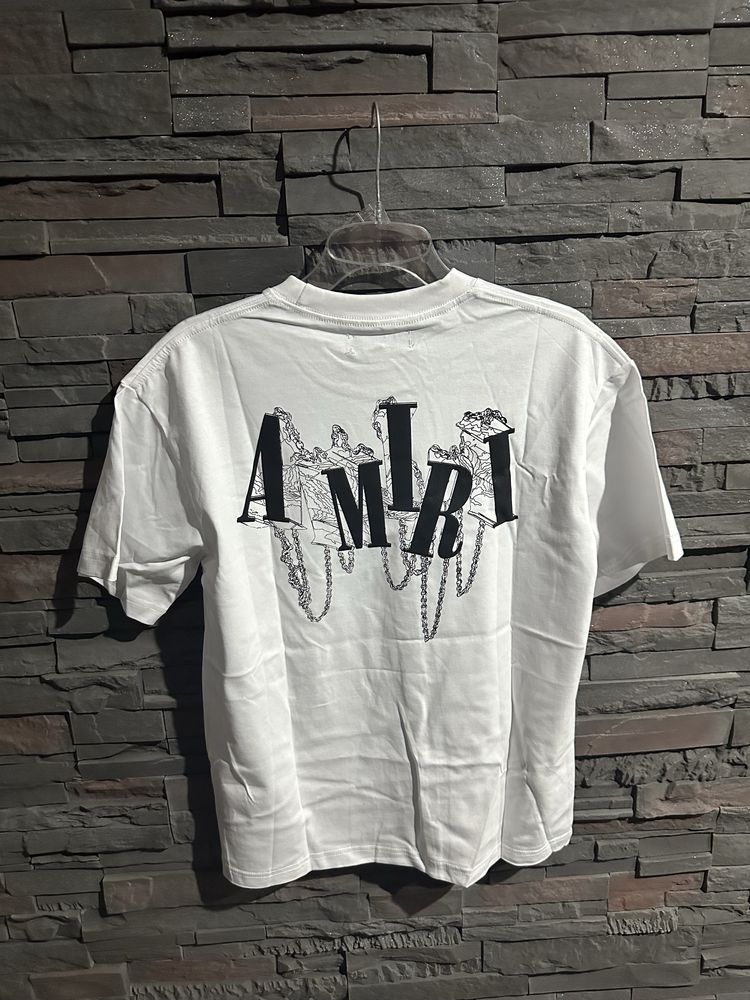 Tricou amiri alb