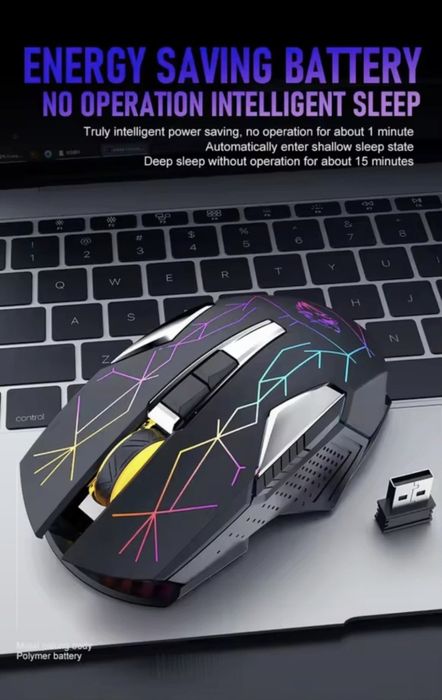 Mouse gaming wireless cu acumulator
