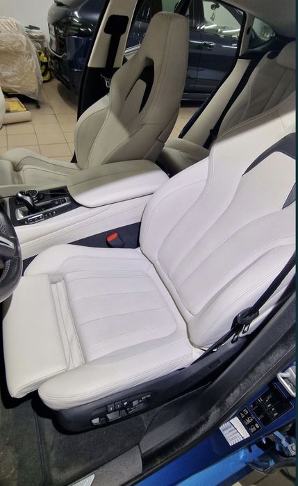 Vopsim Scaune BMW x5 x6 e53 Vopsea Piele-Textil-Volane