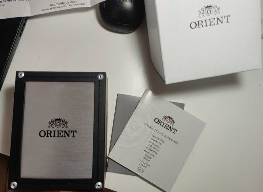 Orient Kamasu automatic, нов, пълен комплект, сапфир, бартер