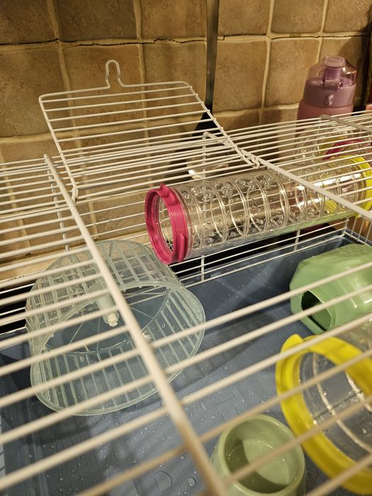 Клетка за МИНИ хамстер+ всичко необходимо