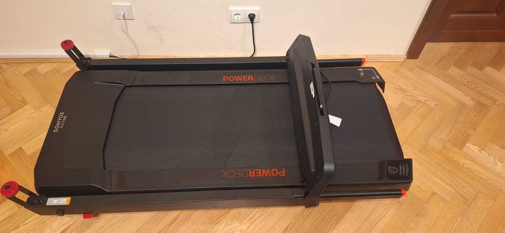BANDĂ DE ALERGAT DOMYOS RUN100E 14km/h  45x120cm