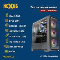 NEW Kompyuter Game Club Va Uyga i5-12/RAM 16GB/RTX 3050 8GB