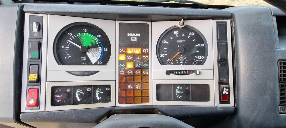 Man 7,5  - basculabil original  3 laturi - 267.ooo km! Meiller Kipper