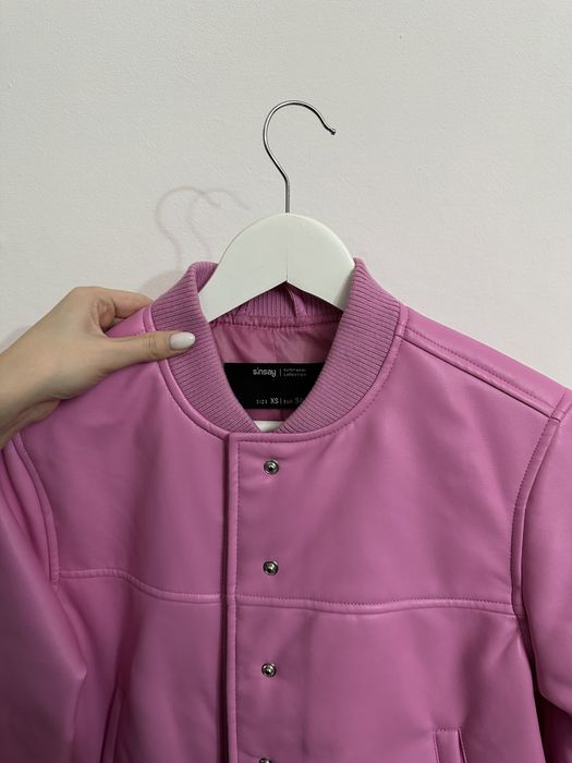 Bomber jacket roz fuchsia S/M nou
