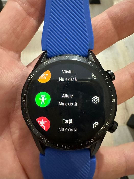 Huawei Watch GT 2 (46mm) - Funcționează perfect + Brățară silicon