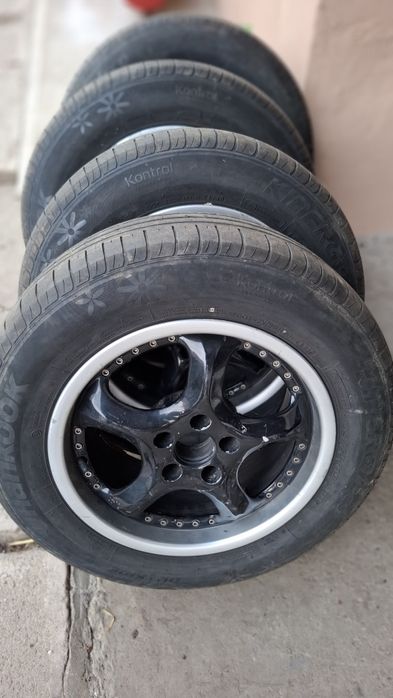 Jante aluminiu + cauciucuri Vară