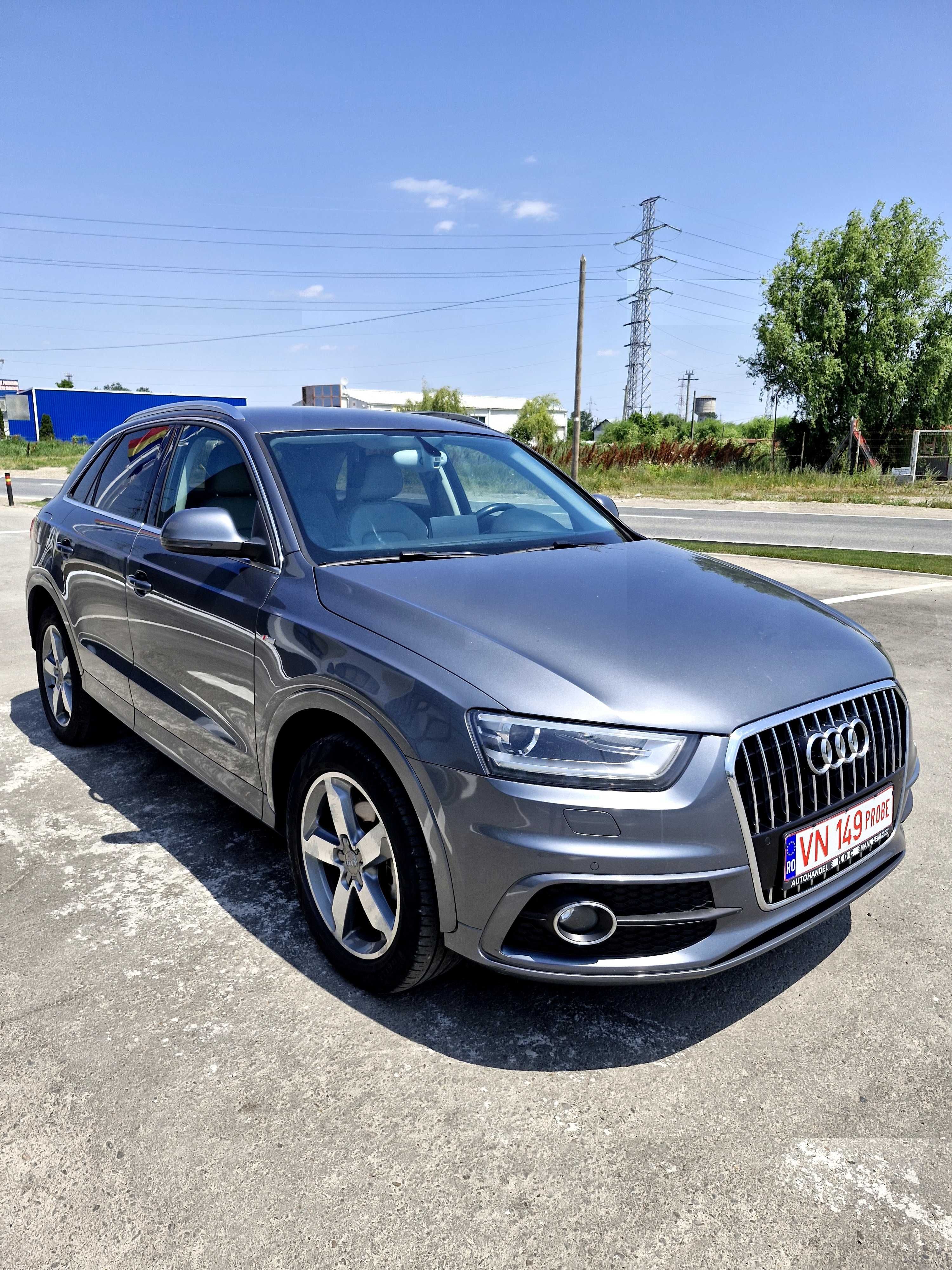 Audi Q3 S-line,Quattro,2.0,tdi 177cp,S tronic,an 2012 Euro 5
