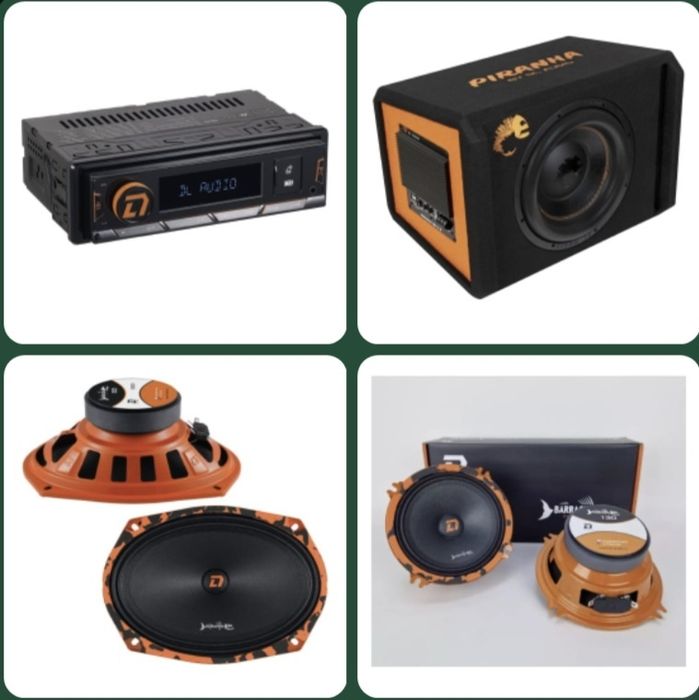 Сабвуфер dl piranha 12, динамики,Магнитолла