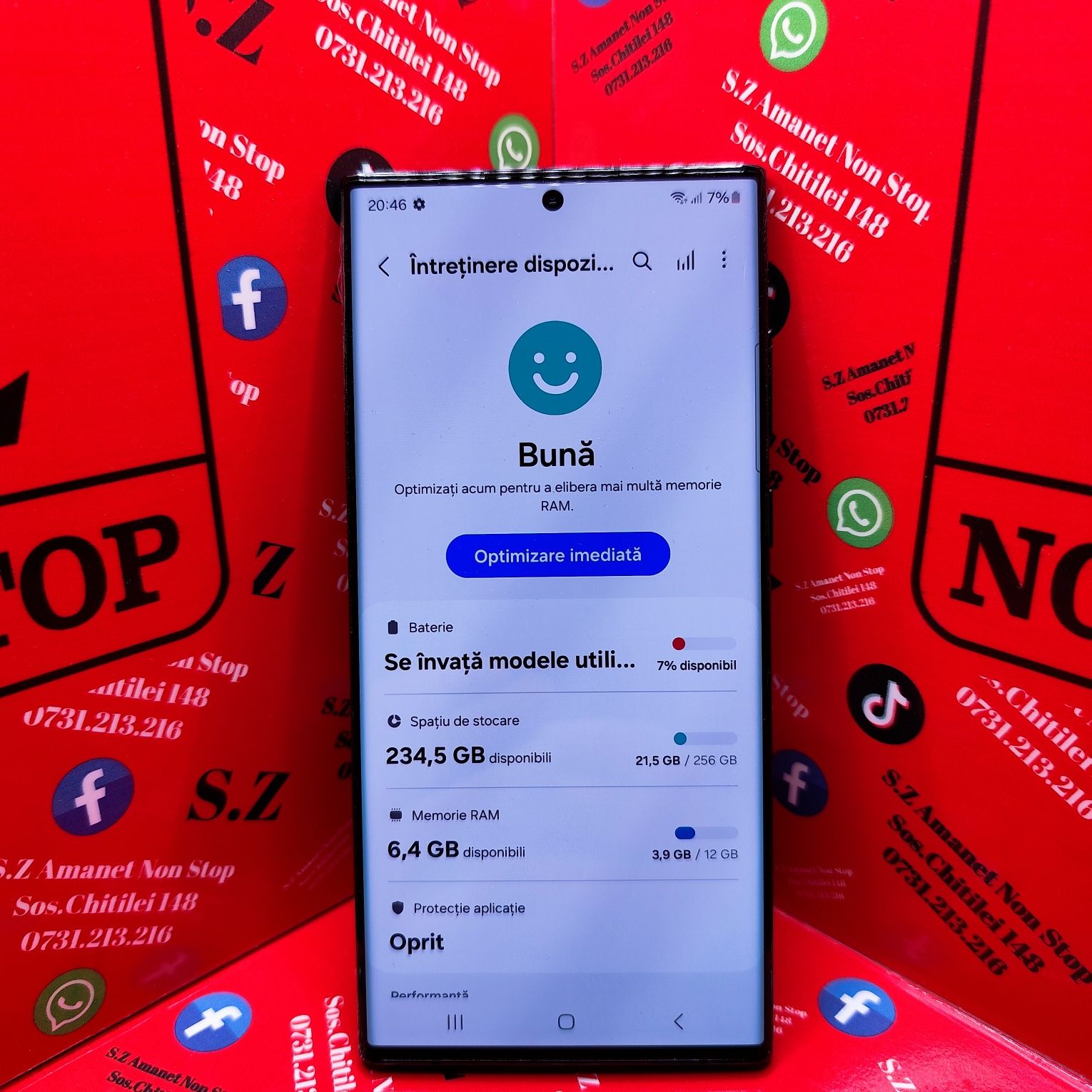 Samsung S22 Ultra 256Gb Amanet SZ Non Stop