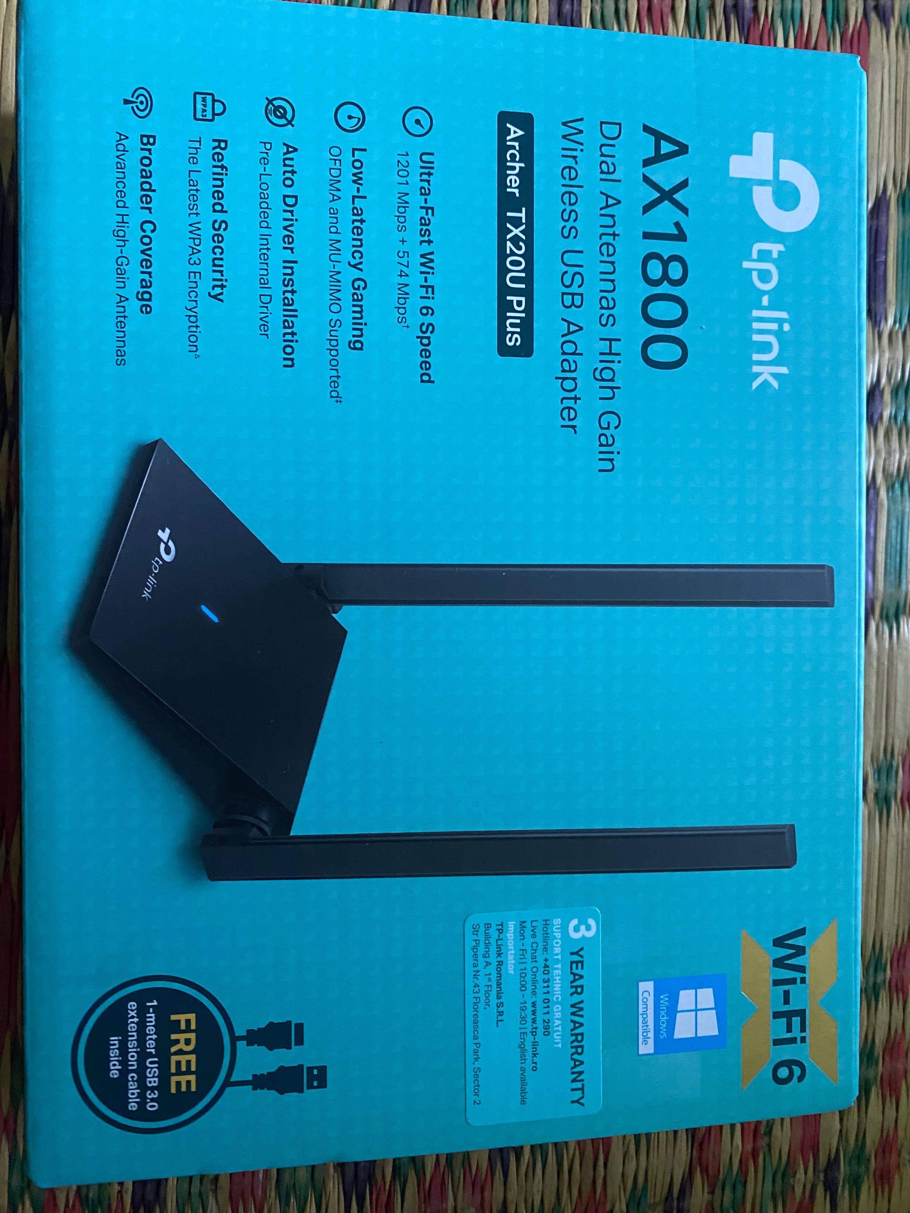 TP-Link WiFi USB adapter TX20U Plus AX1800