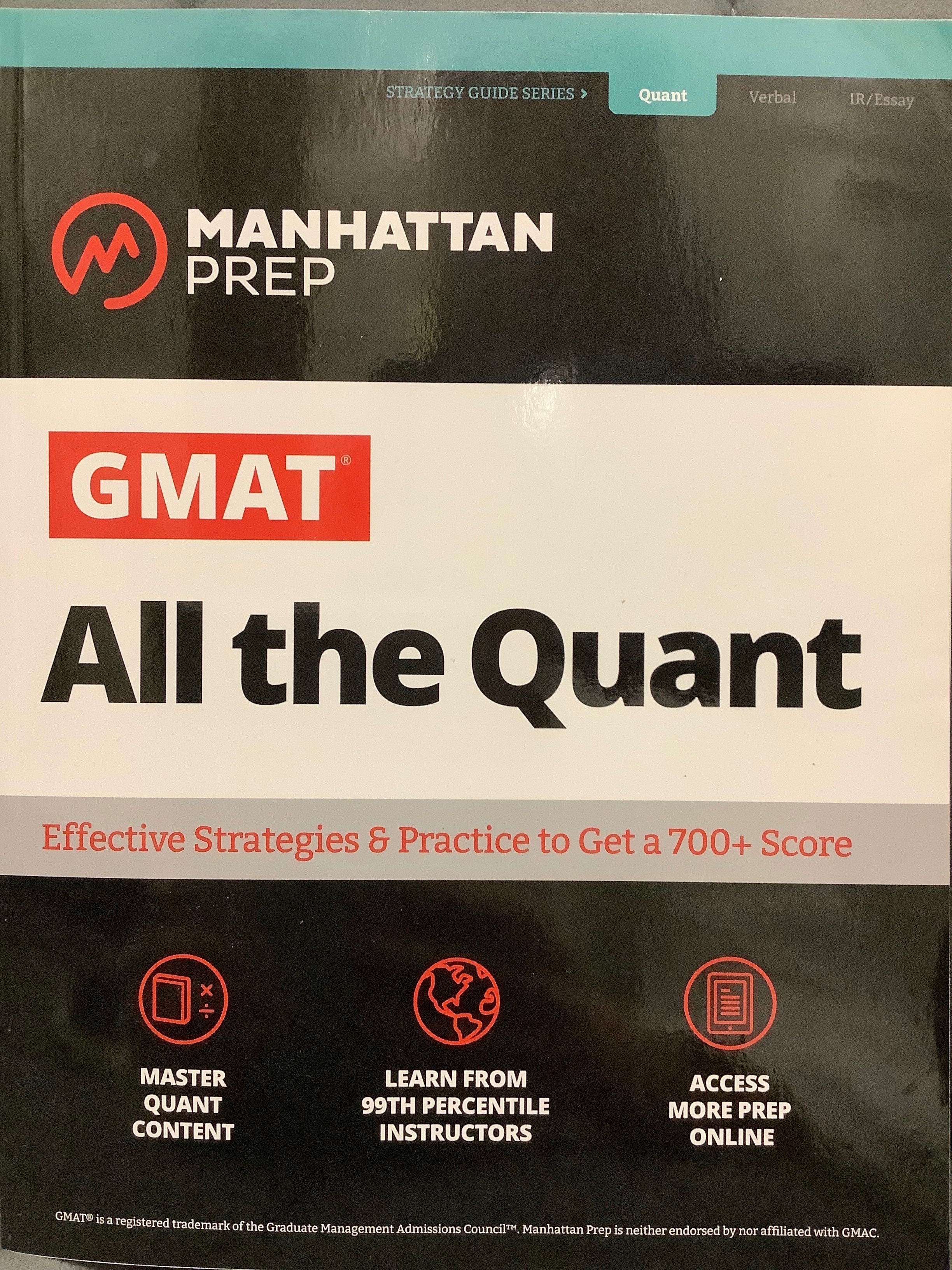 GMAT Official Guide 2022 + Manhattan Prep