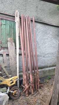 Stalpi/țevi de gard 2.5m din fier