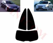 Ford Focus (3 врати, хечбек, 99 - 04) - Фолио за затъмняване на стъкла