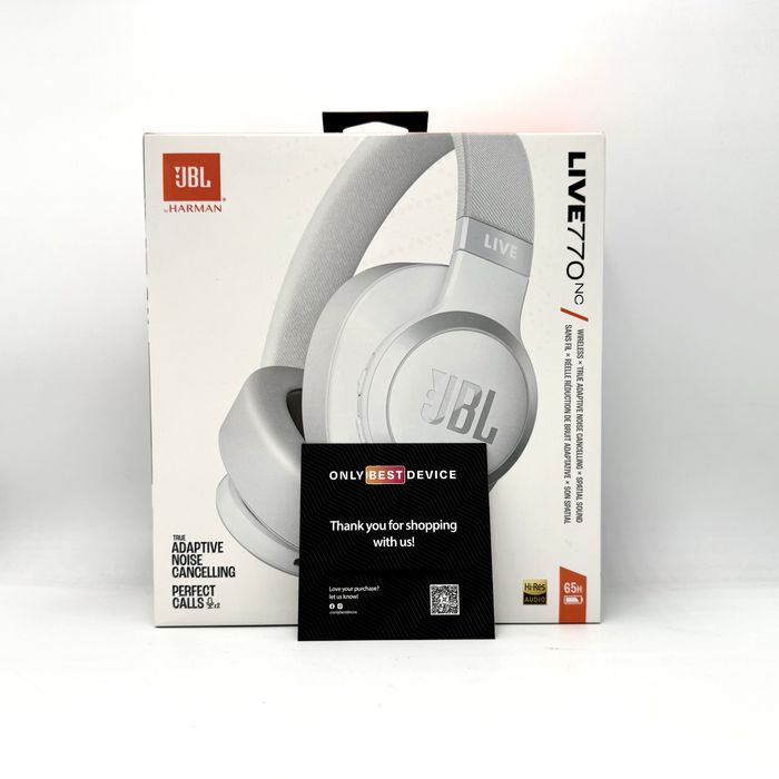 Casti JBL Live 770 NC Silver