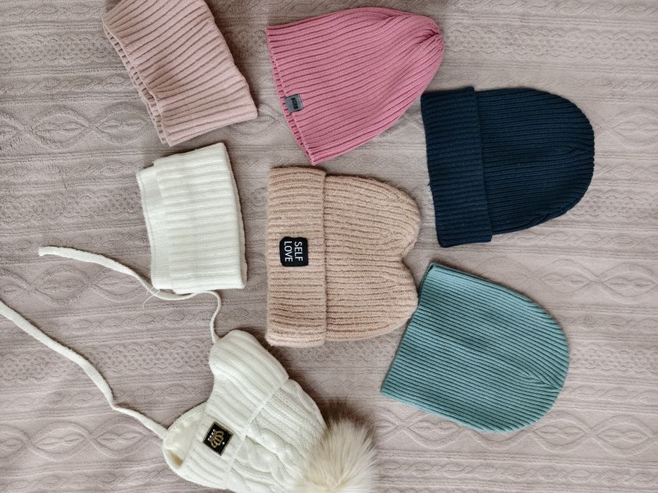 Шапки подростковые и детская