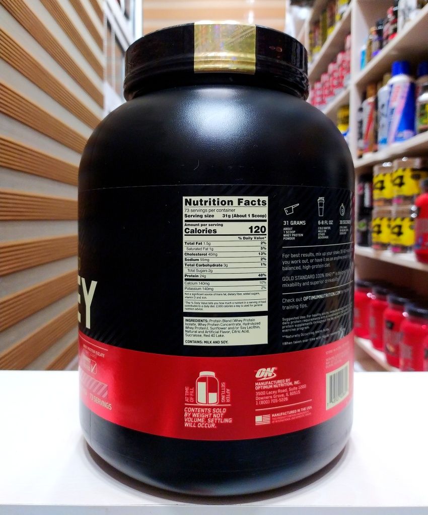 Protein Whey Gold Standard от ON Optimum Nutrition 2.27 кг протеина.