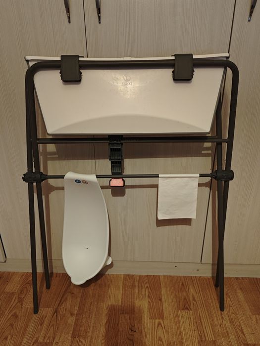 Вана със стойка Stokke flexi bath + подложка новородено
